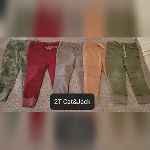 2T Cat & Jack pants bundle